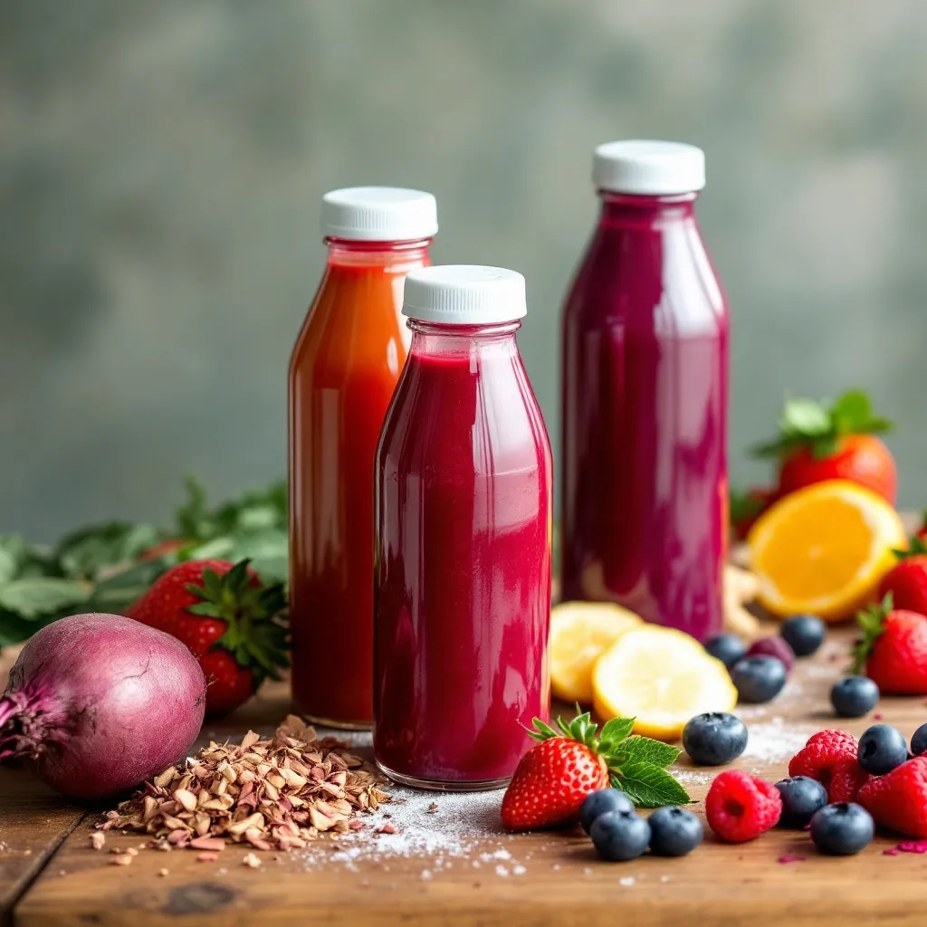 100% Freshly Squeezed Fruit & Veg Juice - Purple Juice